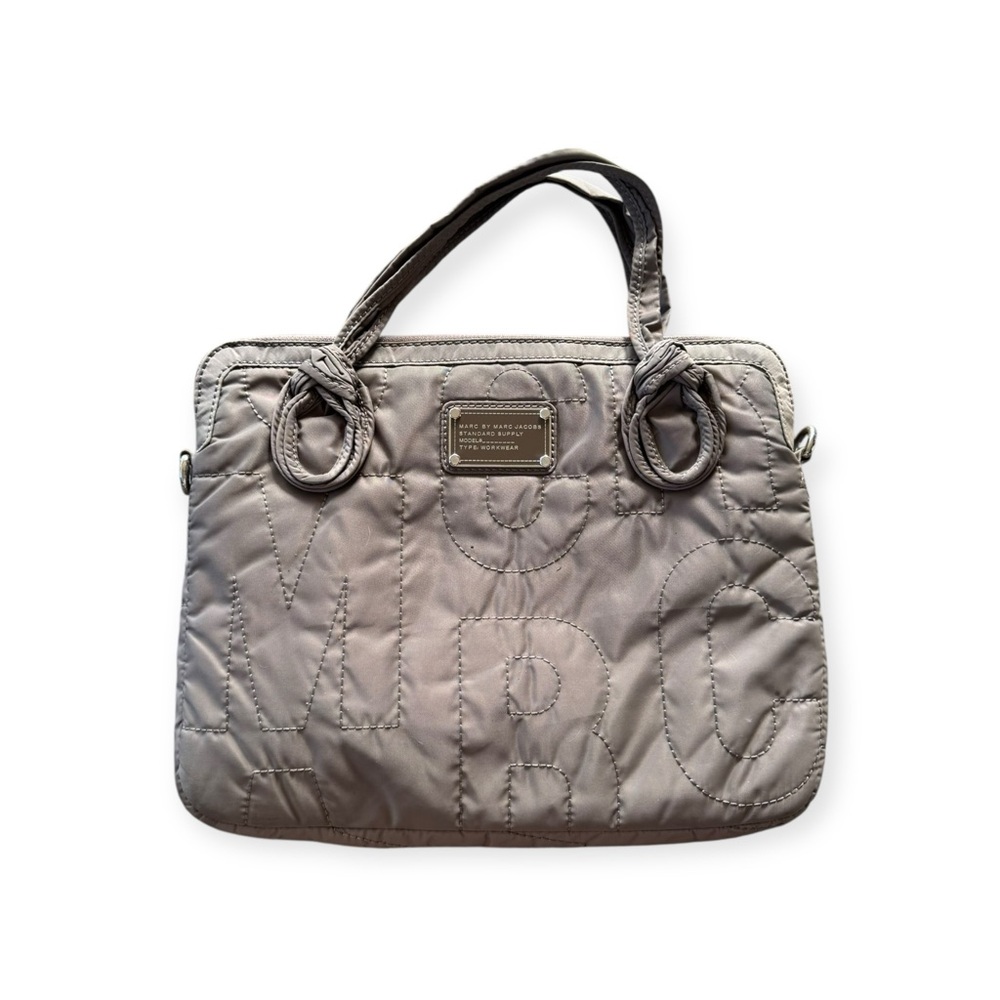 Marc by Marc Jacobs Quilted Taupe Shoulder Bag